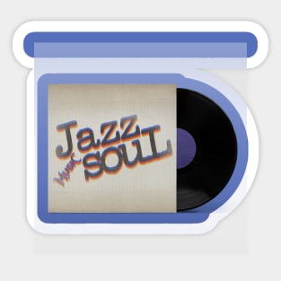 VINTAGE VINYL JAZZ SOUL Sticker